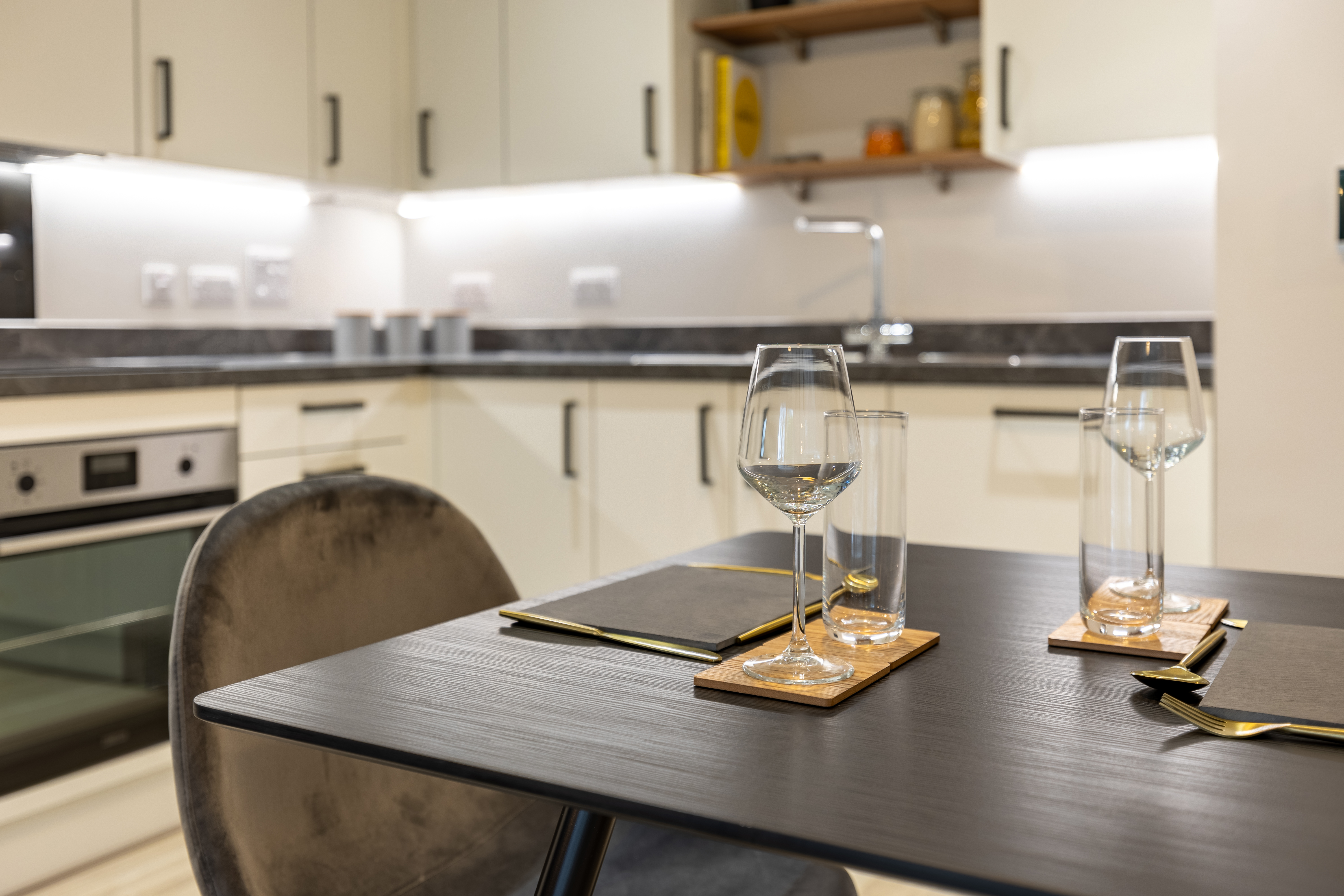 Dining Table Close Up